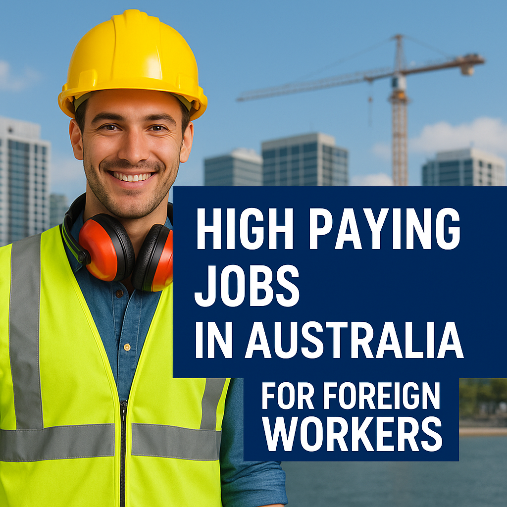 High Paying Jobs in Australia for Foreign Workers – Apply Now