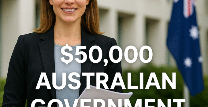 $50,000 Australian Government Grants for Individuals in 2025 – Apply Now