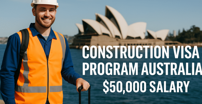 Earn $50,000 Relocating to Australia Through the Construction Visa Program