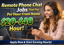 Remote Phone Chat Jobs That Pay Per Hour From Home | Earn $30–$50/Hour in 2026